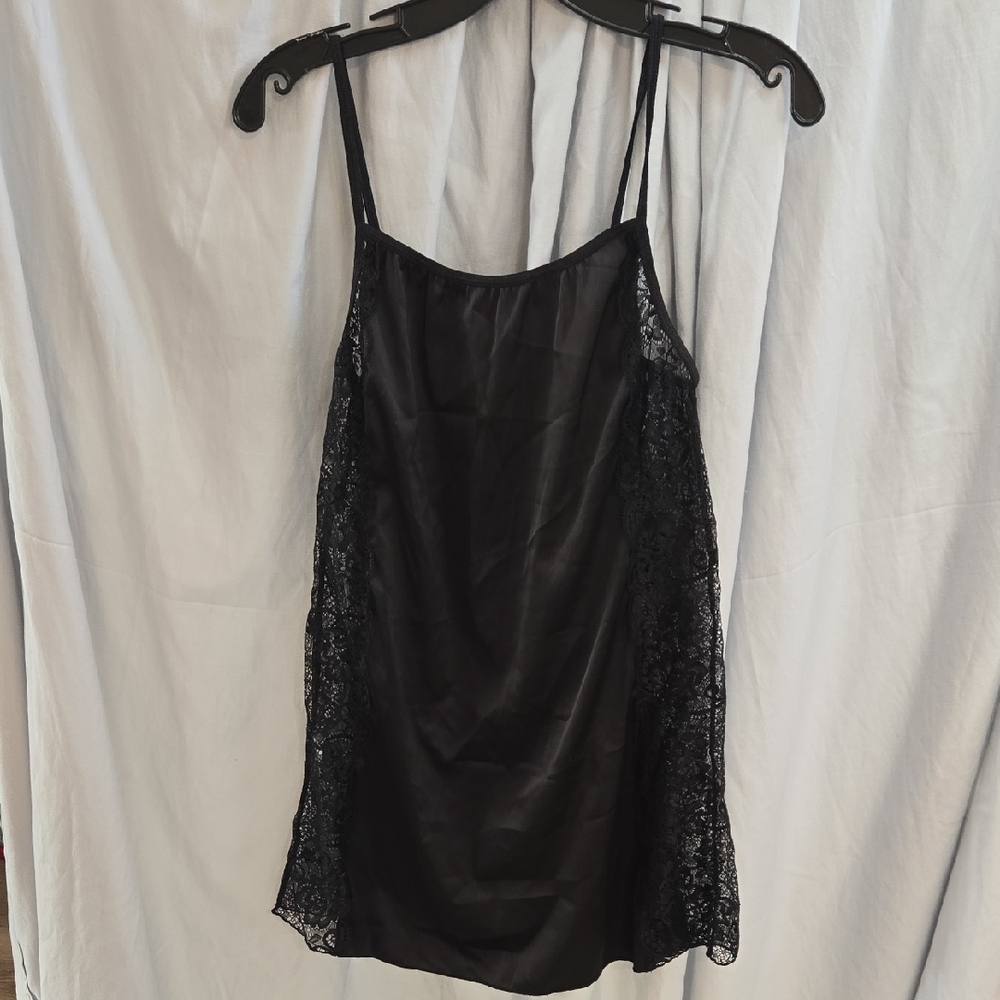 Elegant Black Lace Slip Dress
